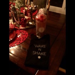 Pure Barre NWT water bottle with kitschy inspirations!